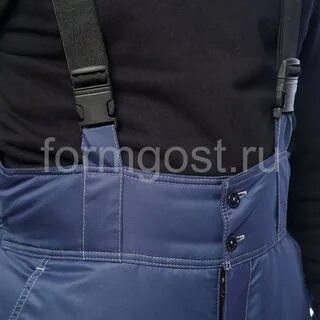 Боковая застежка на полукомбинезоне