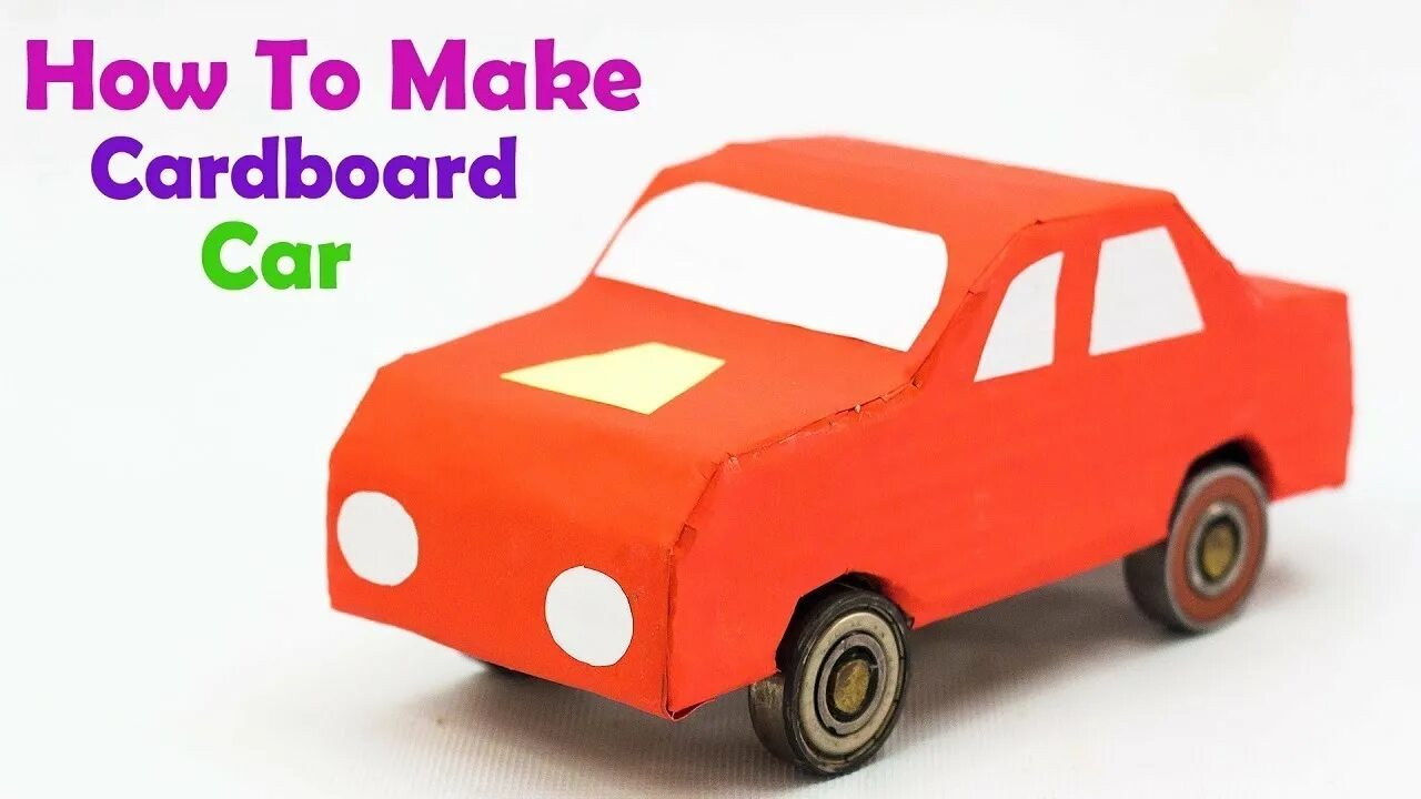 How to make car. How to make a car out of paper. Make a car DIY paper. How to make Wood car.