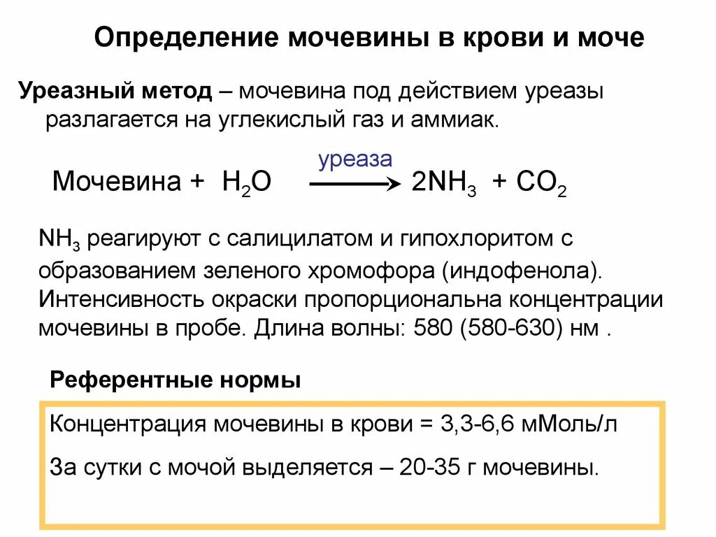 Количественное определение мочевины в сыворотке крови. Метод количественного определения мочевины в сыворотке крови.. Определение концентрации мочевины в сыворотке крови и моче. Методы определения содержания мочевины. Сколько мочевины в столовой