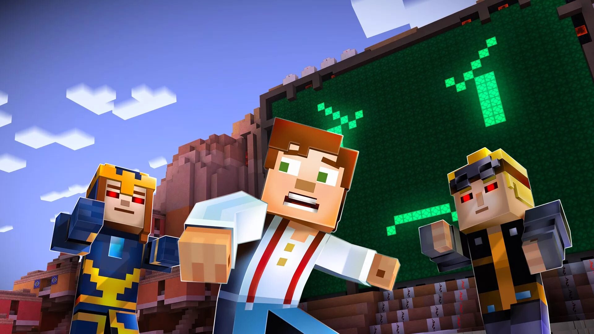 Minecraft: story Mode. Майнкрафт story Mode. Майнкрафт стори мод 9 эпизод. Minecraft story Mode 2015. Версии майнкрафта реклама