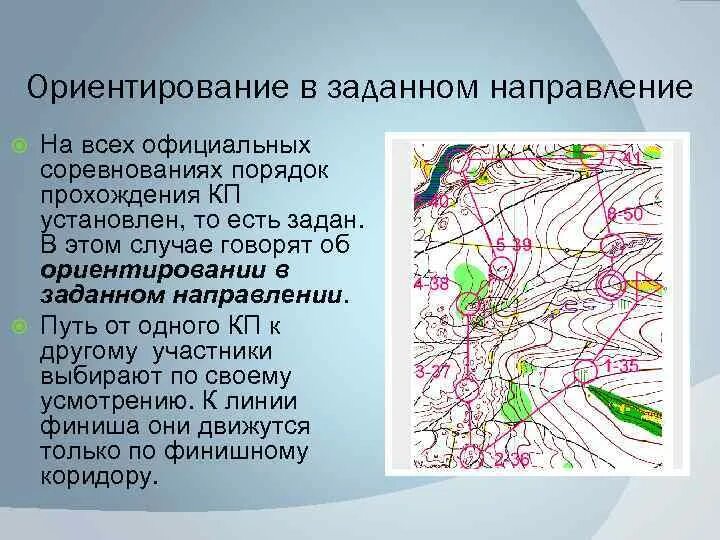 Заданное направление 4. Ориентирование в заданном направлении. Виды ориентирования. Виды ориентировки. Ориентирование по заданному направлению.