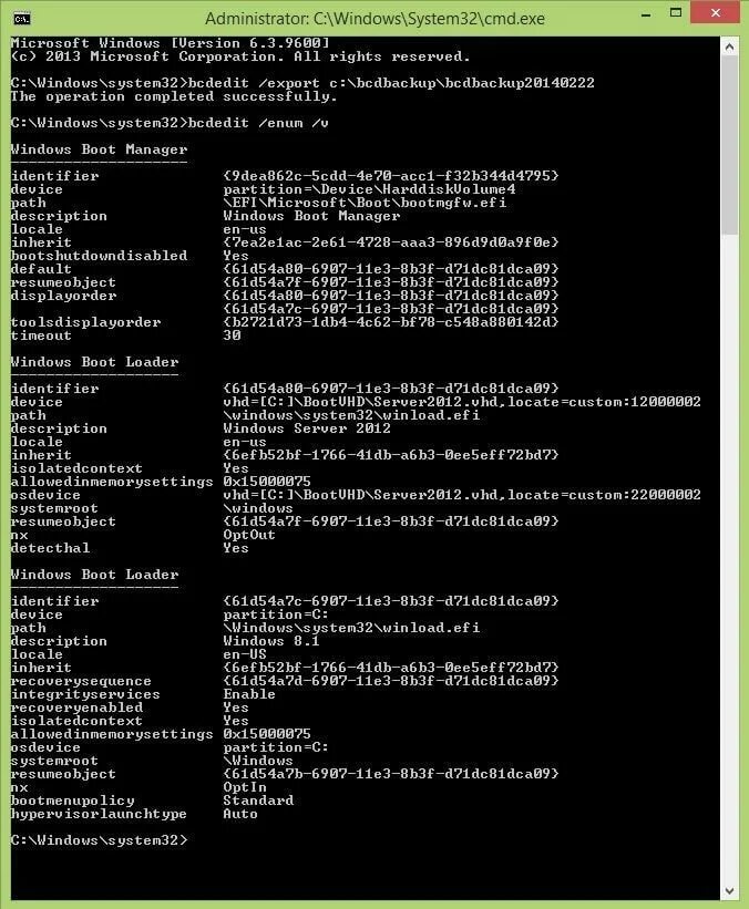 System32 winload exe. Bcdedit. windows 7 winload.efi. bcdedit пример вывода. windows system32 winload.exe.