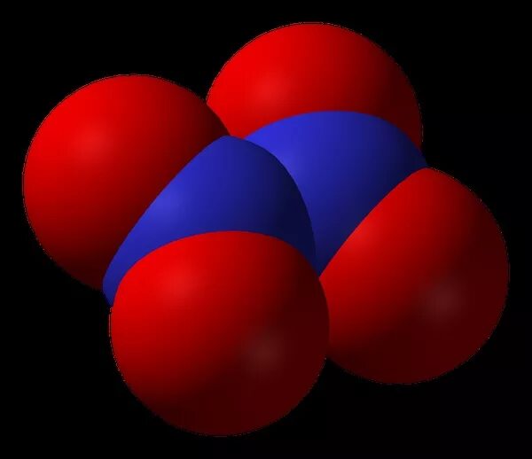 Оксид азота 4 молекула