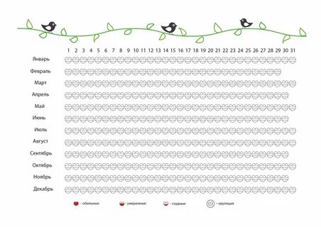 Бесплатный календарь менструационного циклов