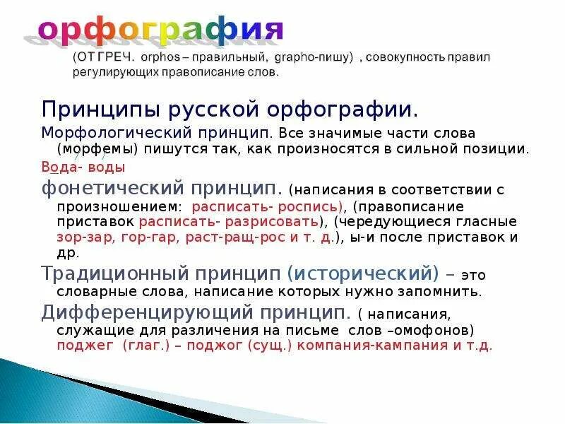 Морфологический традиционный фонетический принцип орфографии. Традиционный фонетический принципы орфографии. Орфография. Основные принципы орфографии. Морфологический и фонетический принцип русской орфографии. Корень данного слова является фонетико орфографический вариантом