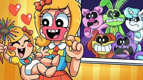 Кот дремот из игры poppy playtime 3