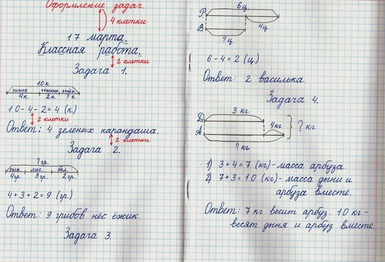 Купили 16 тетрадей по 18 р. Оформление задач. Как оформить задачу. Оформление задач по математике. Как правильно оформлять задачи в 1 классе по математике.