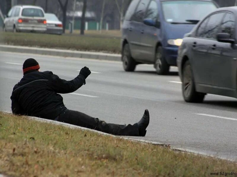 Пешеходы в нетрезвом состоянии