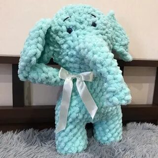 Игрушки из ализе пуффи 1 моток