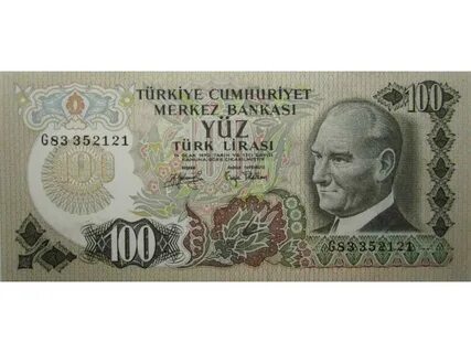 100 турецких лир