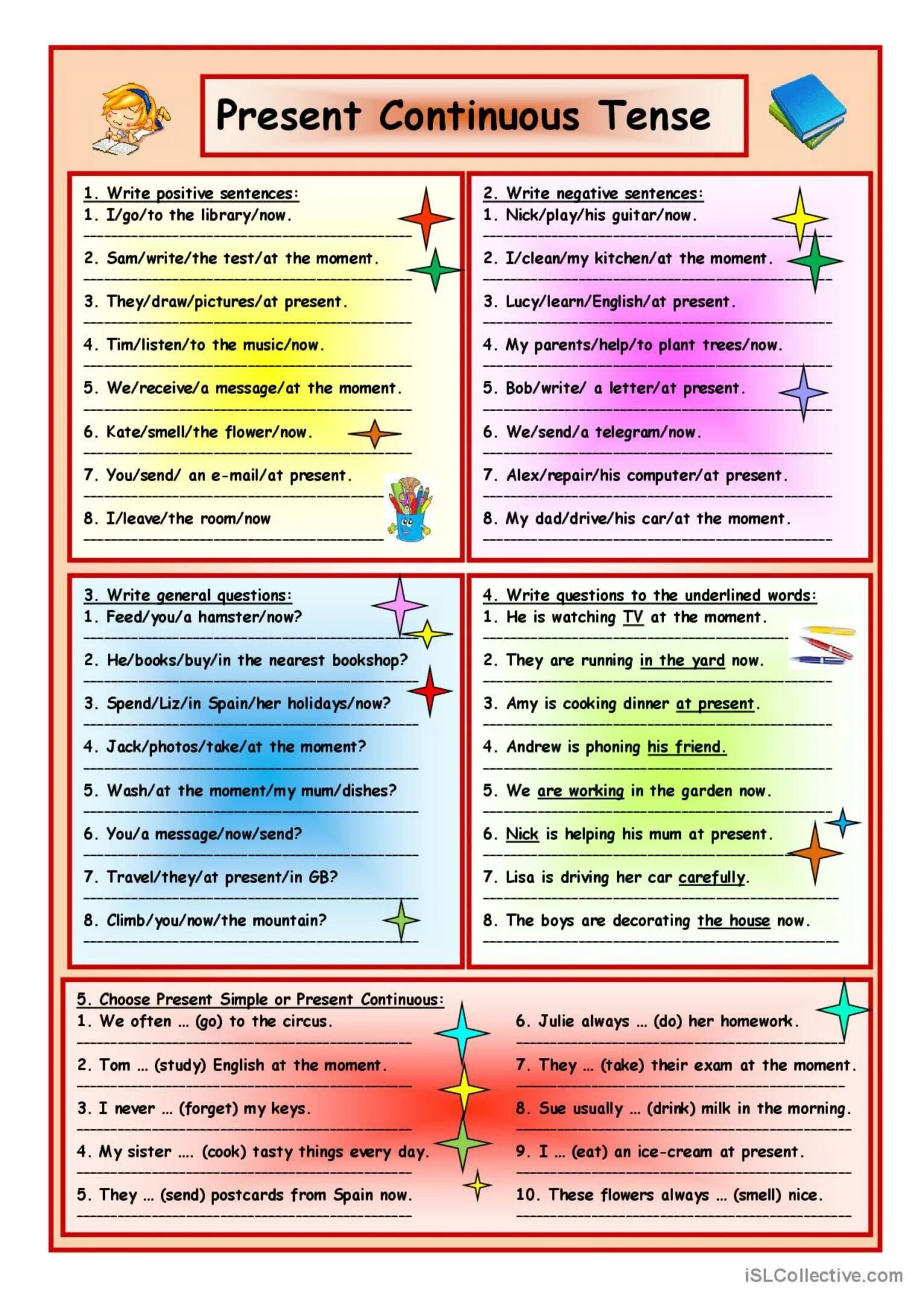 Present continuous pdf. Present continuous tense. презент континиус worksheets. present continuous worksheets. present continuous esl.