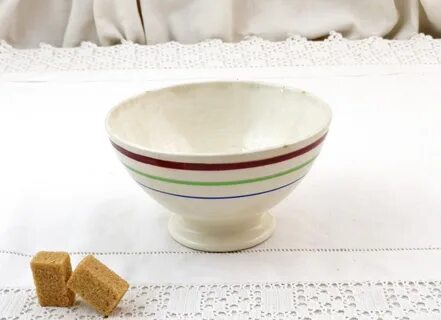 Antique French GIEN Cafe Au Lait Bowl,A charming French Café Au ...