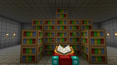 Как сделать полку книг в майнкрафте