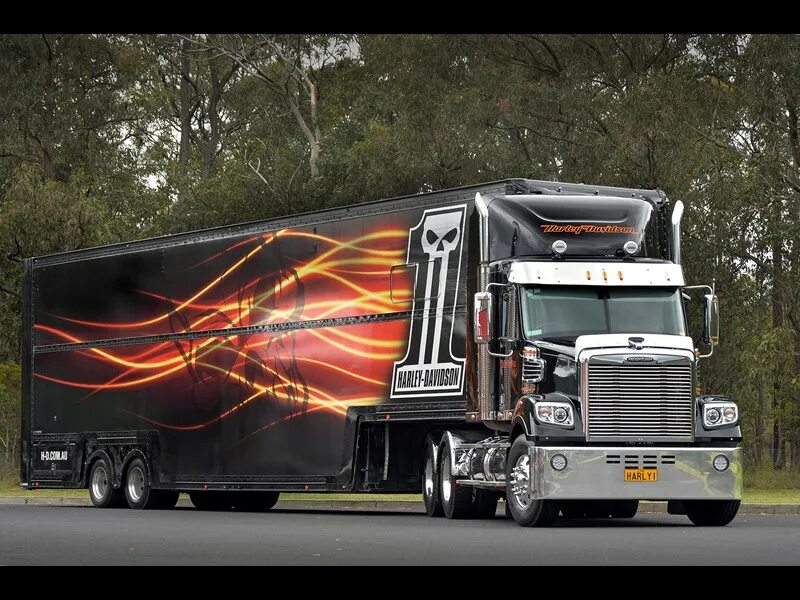 Truck review. американский тягач харли дэвидсон. крас 2021 грузовик. Mack anthem 4x2. Truck review.