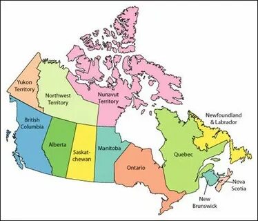 Parts of canada