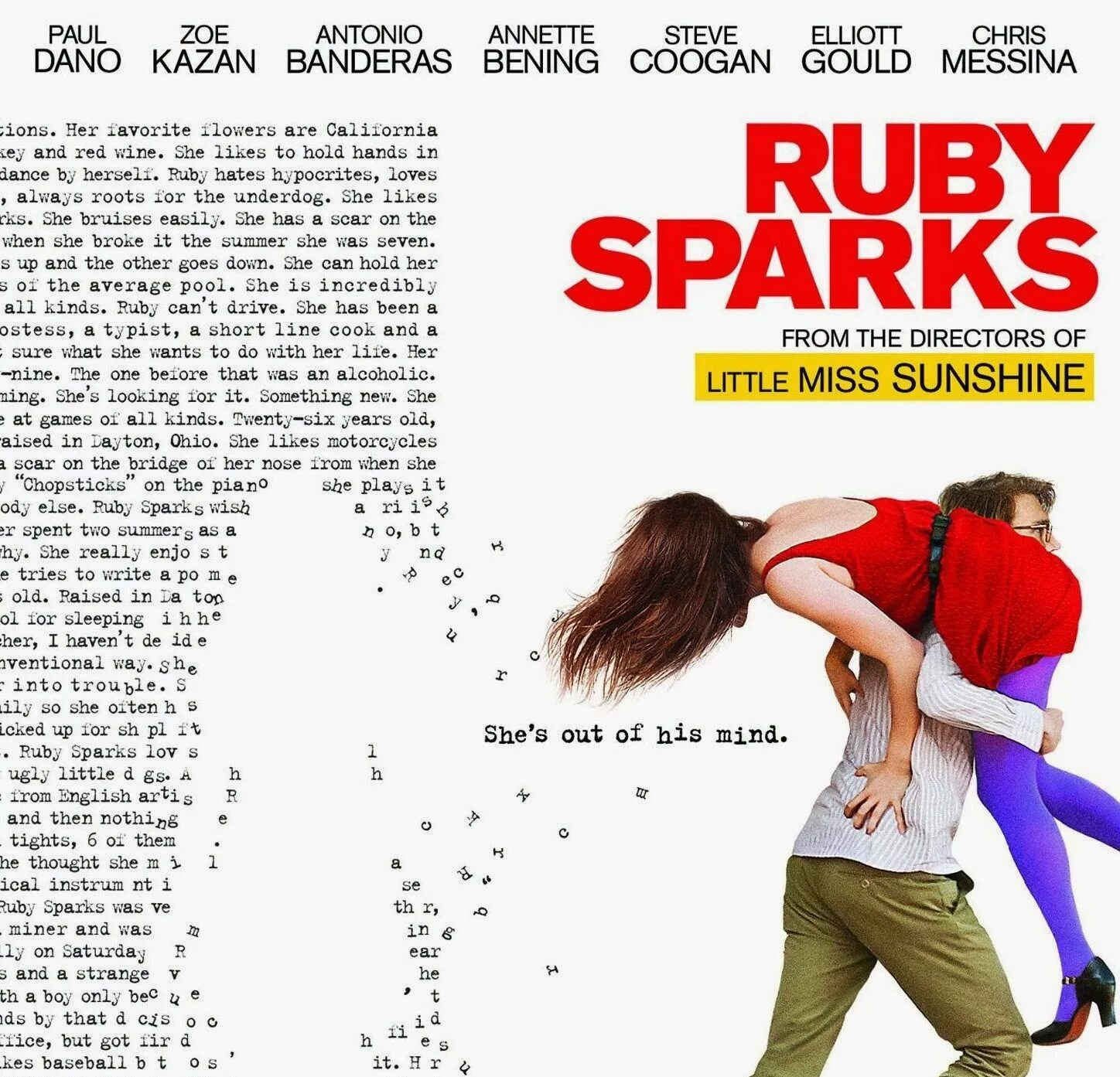 Ruby Sparks 2012. Руби Спаркс Бандерас. Руби на английском