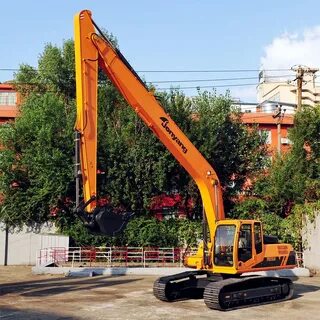 Экскаватор с длинной стрелой аренда