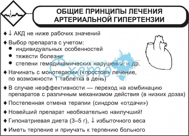 Принципы лечения артериальной гипертензии. Терапия гипертонической болезни схема. основные принципы лечения артериальной гипертонии. принципы терапии артериальной гипертензии. принципы лекарственной терапии артериальной гипертензии.