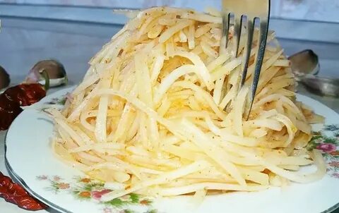 Корейская жареная картошка