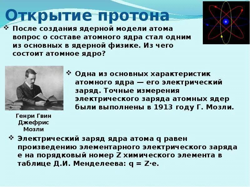 Атом в физике