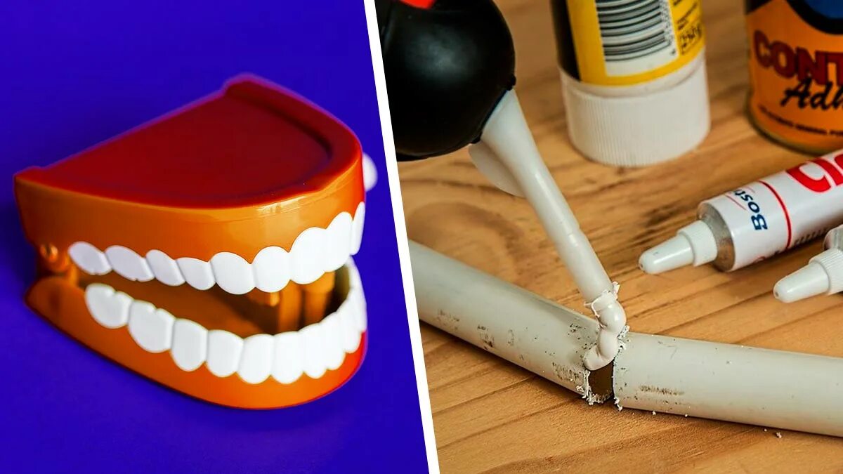 Чем приклеить зуб в домашних условиях