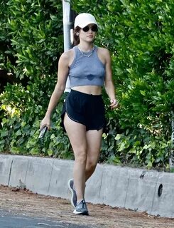 LUCY HALE Out Hiking in Studio City 07/14/2022.