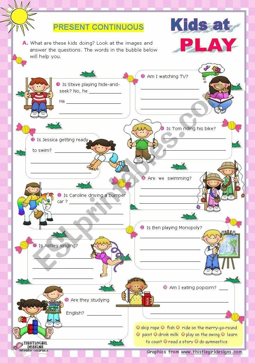 Present Continuous Worksheets for Kids 4 класс. Present Continuous questions Worksheets. Present Continuous negative Worksheets. Present Continuous Yes no questions Worksheet. Present continuous worksheets 3