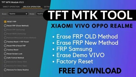 Tft mtk module