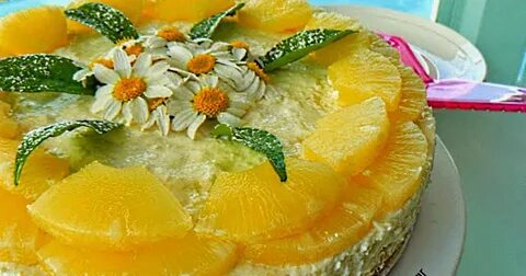 Торт с ананасами консервированными