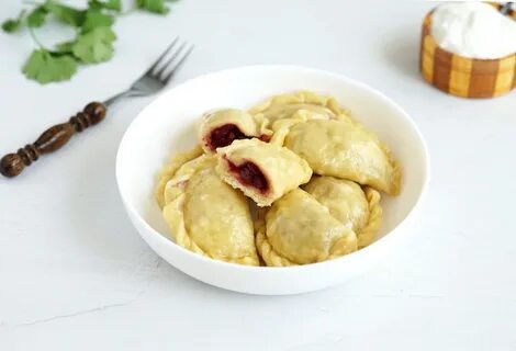 Вареники без дрожжей