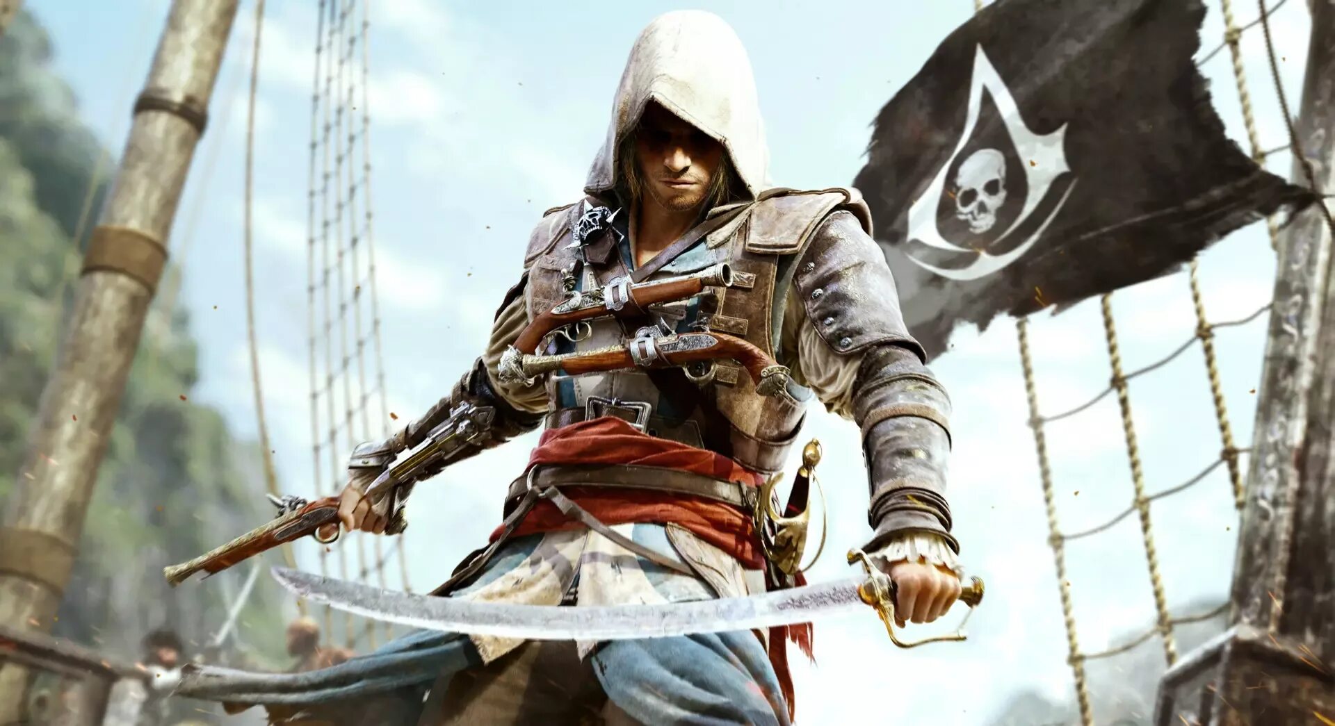 Assassin's Creed 4 Black Flag. Черный флаг человек