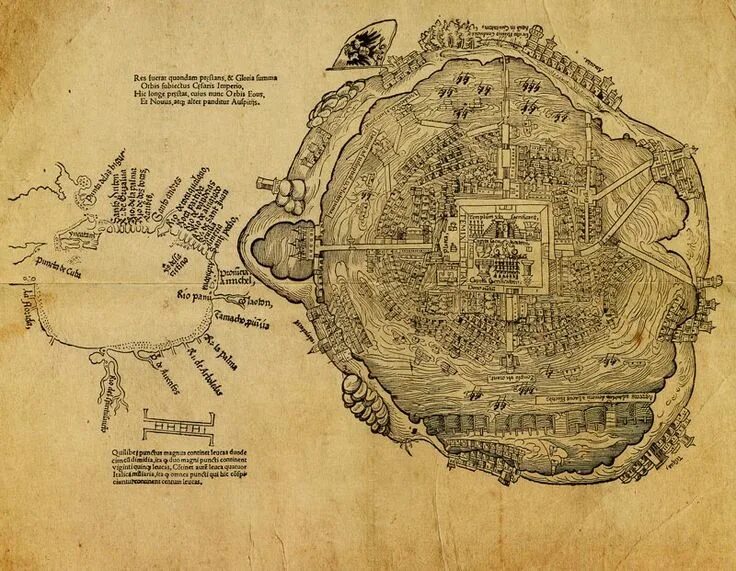 Untitle map. План Теночтитлана. Теночтитлан на карте. Теночтитлан поан. Старая карта Мексики.