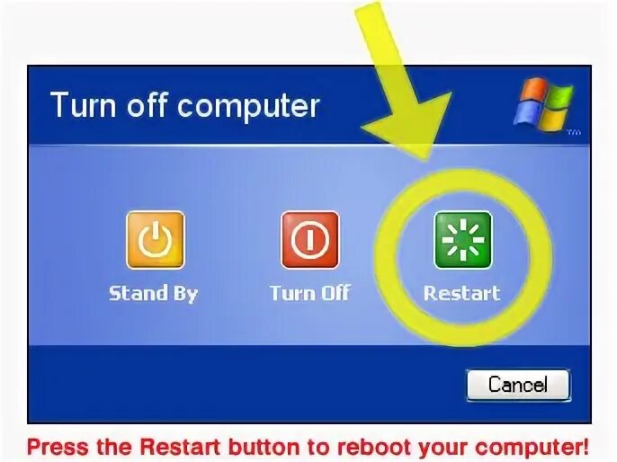 Restart computer