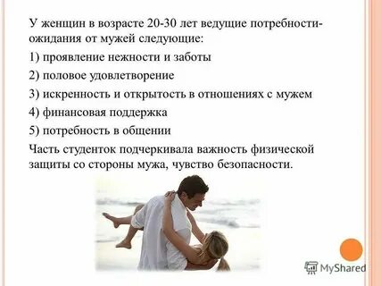 Проявление мужчины к женщине