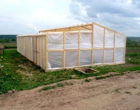 Проект деревянной теплицы под пленку производственная Проект теплицы из дерева