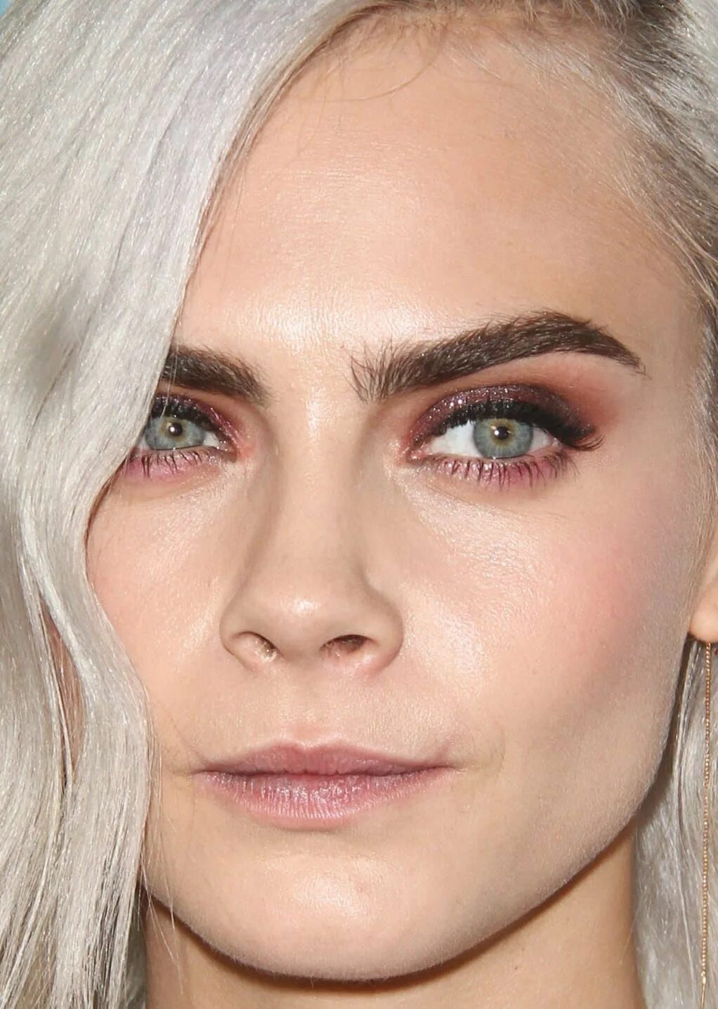 Cara Delevingne Makeup. Cara Delevingne Eyebrows. Обесцвеченные брови. Осветленные брови.