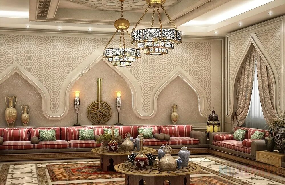 Antonovich Design гостиная в арабском стиле. Марокканский интерьер Антонович. Марокканский стиль Шэрон. Зал в Восточном стиле.