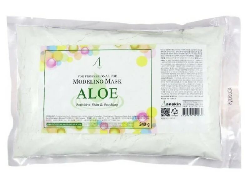 Anskin альгинатная маска с экстрактом алоэ успокаивающая Aloe Modeling Mask. Анскин альгинатные маски 240гр. Альгинатная маска с экстрактом алоэ [Anskin] Aloe Modeling Mask (пакет 240 гр). Альгинатная маска Anskin Modeling Mask, 240гр (Anskin) (Aloe), шт.