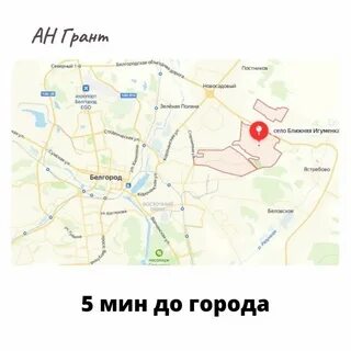 Село ближнее на карте