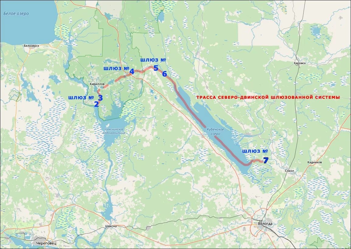 Глубина озер вологодской области. Вологда Северо Двинский канал. Шлюз №6 озеро Кубенское Северо-Двинский канал. Кубенское озеро Вологодская область карта. Северодвинский канал на карте.