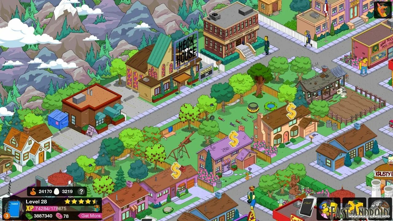 Симпсоны Спрингфилд игра. Simpsons tapped out города. Спрингфилд город симпсоны игра. Springfield tapped out город.