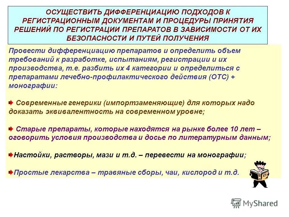 Регуляторные требования к лекарственным средствам. Характеристики дифференциации лекарственных препаратов. Эквивалентность лекарственных препаратов. Терапевтический профилактический эффект.