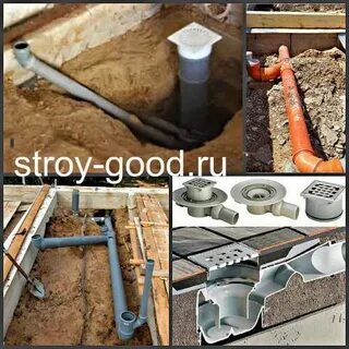 Канализация в бане своими руками