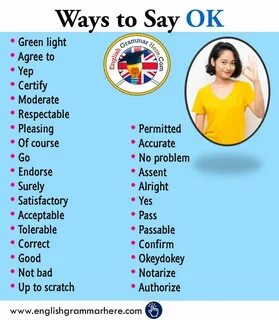Ways to say but