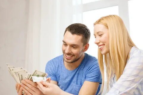 My fiance with money