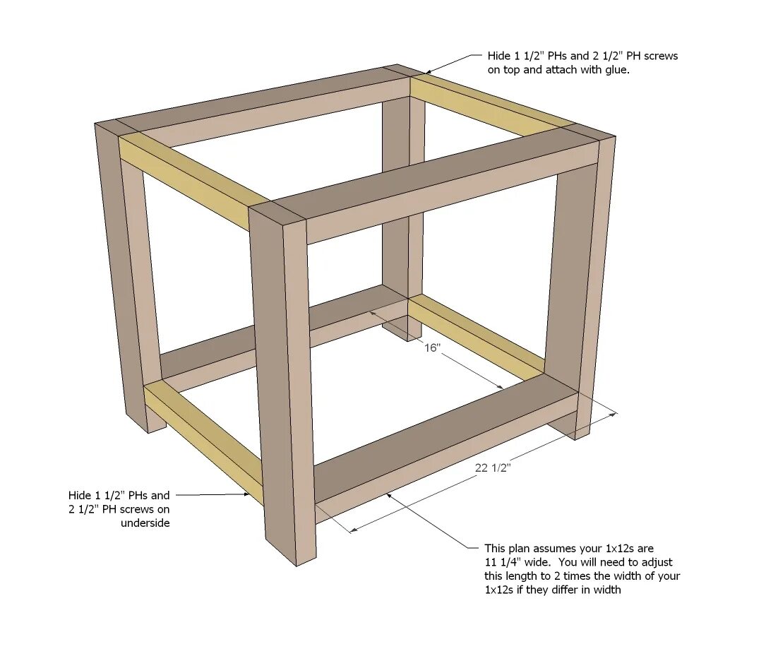 Nightstand Plans * WoodArchivist