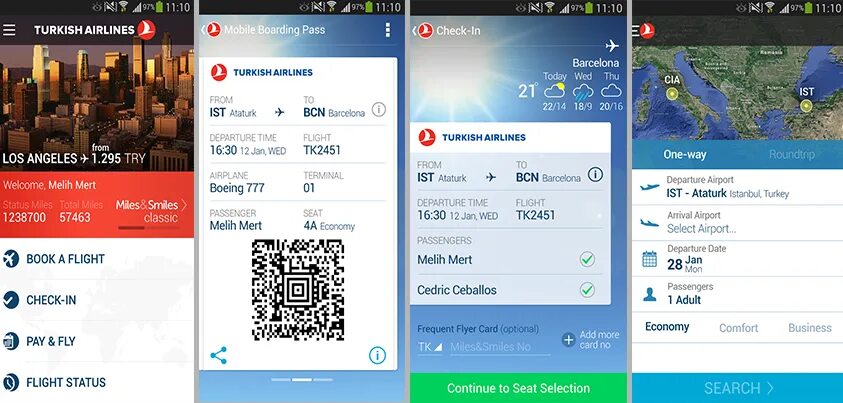 Turkish Airlines mobile app. Turkish Airlines app. В Turkish Airlines есть экраны. Turkish Airlines app Phone Screen.