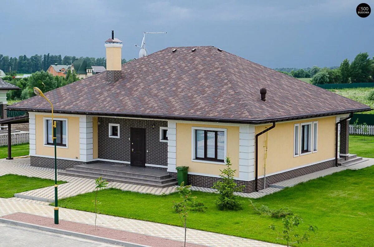 Проект каркасного дома DD1072 13x15 м, 1 этаж