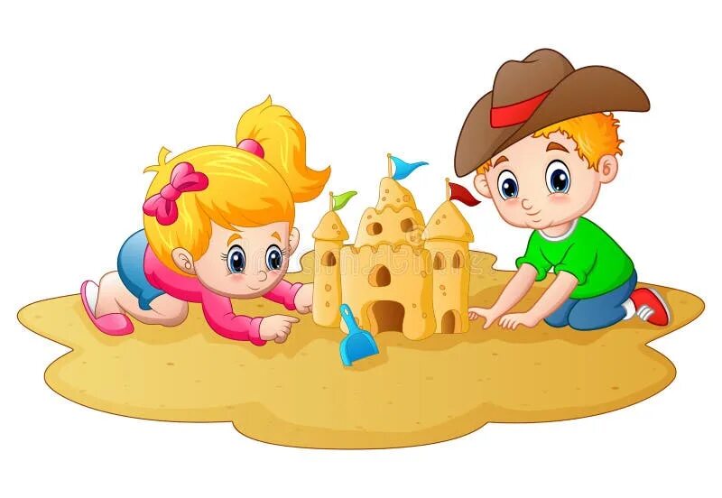 Make a sandcastle
