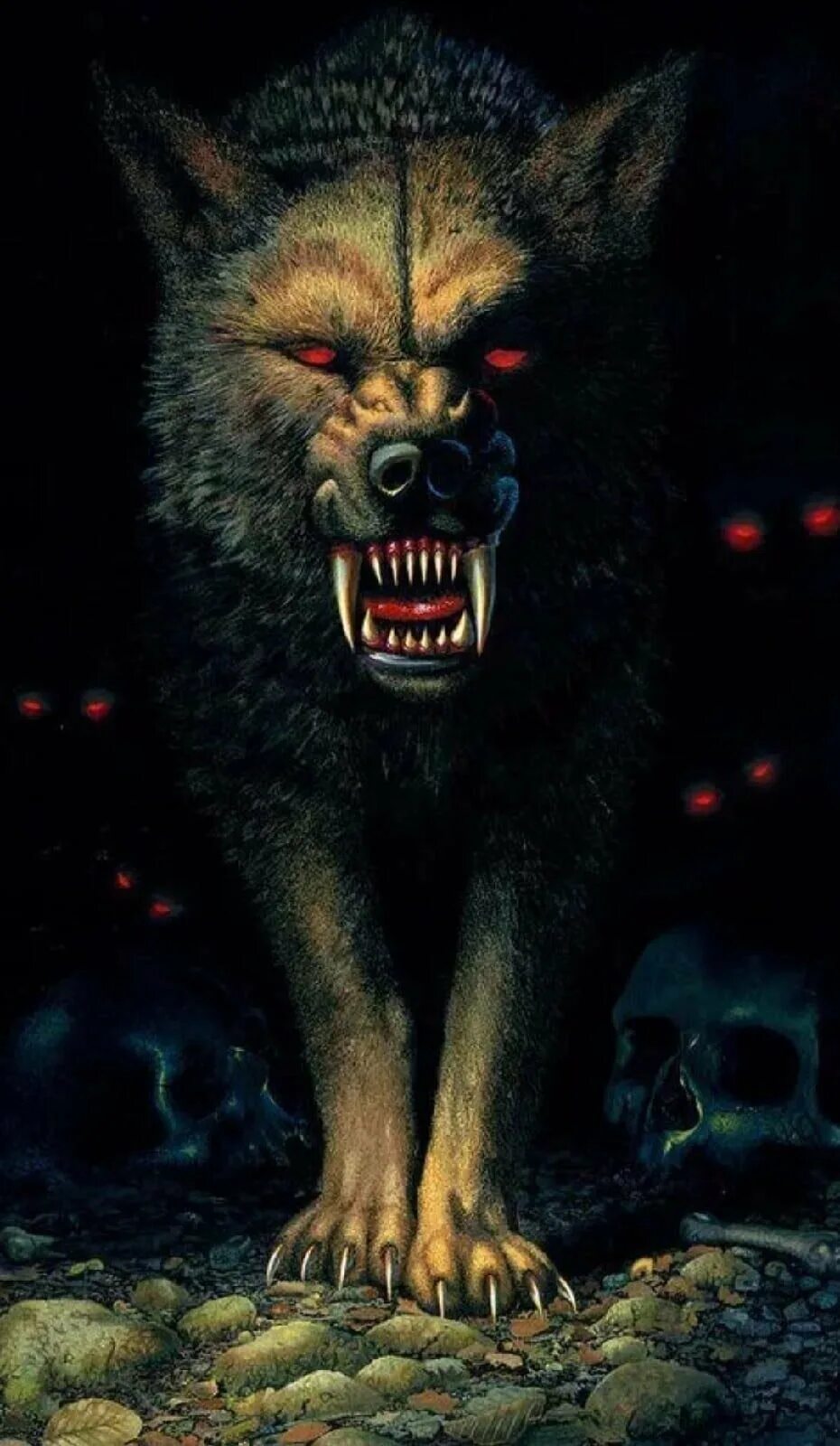 Крипипаста мехиген оборотень волк. Волк демон. Волк оборотень werewolf. Кинг американский оборотень. Жеводанский зверь оборотень.